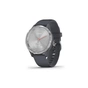 Смарт-годинник Garmin vivomove 3S, Silver, Granite Blue, Silicone (010-02238-00) - зменшене зображення 1