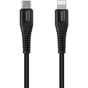 Дата кабель USB-C to Lightning 1.2m MFI Black Canyon (CNS-MFIC4B) - зменшене зображення 1