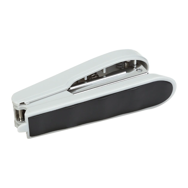 Степлер Buromax пластиковий, 15 аркушів, (скоби №10), 111 х 28 х 43 мм, сірий (BM.4100-09) - picture 5