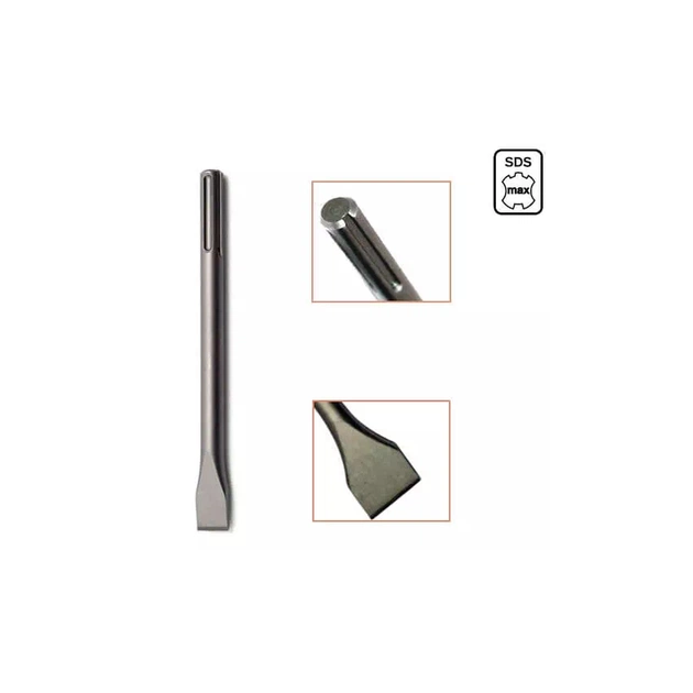 Зубило для перфоратора DeWALT SDS-Max, лопаткове, 50х400мм (DT6824) - picture 2