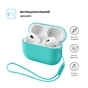 Чехол для наушников Armorstandart Silicone Case with straps For Apple AirPods Pro 3 Mint (ARM91282) - уменьшенное изображение 2
