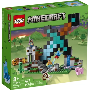 Конструктор LEGO Minecraft Форпост із мечем 427 деталей (21244) зображення 1