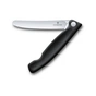 Кухонний ніж Victorinox SwissClassic Foldable Paring 11 см Serrated Black (6.7833.FB) - зменшене зображення 1