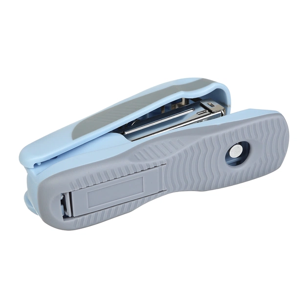 Степлер Buromax пластиковий PASTEL, 20 аркушів, (скоби №24, 26), 111 х 62 х 32 мм, блакитний (BM.4215-14) - picture 3