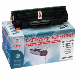 Картридж WWM для HP LJ P1102/1102w (LC48N) зображення 1
