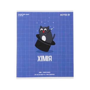 Зошит Kite предметний Cat 48 аркушів, клітинка, хімія (K23-240-22) зображення 1