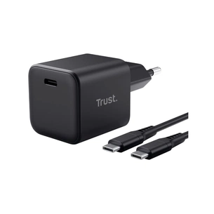 Зарядное устройство Trust USB-C PD65W GaN PPS black (26046_TRUST) изображение 1
