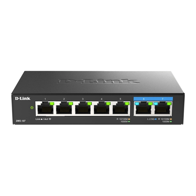 Комутатор мережевий D-Link DMS-107 - зображення 1