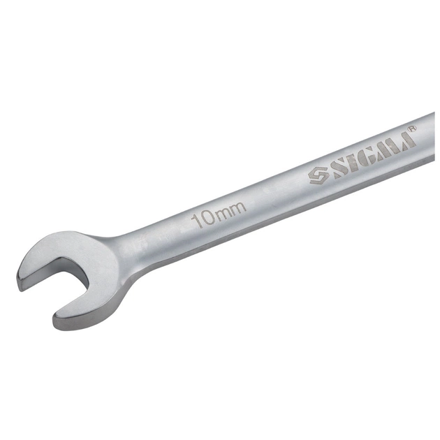 Ключ Sigma ріжково-накидний з тріскачкою 10мм CrV satine (6022101) - picture 4