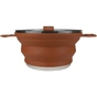 Котел туристичний Tribe Collapsible Pot 2,5 л силіконовий brown (T-FF-0025-brown) - зменшене зображення 2