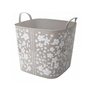 Кошик для зберігання Алеана Практик з декором Фльор: Какао 22 л (алн 127038/какао) зображення 1