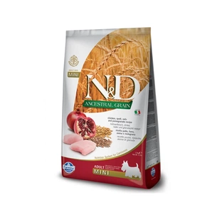 Сухий корм для собак Farmina Low Grain ADULT MINI з куркою та гранатом 7 кг (8010276035073) зображення 1