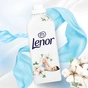 Кондиціонер для білизни Lenor Для чутливої шкіри Свіжість бавовни 2 х 1200 мл (8006540890134) - зменшене зображення 3