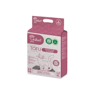 Наповнювач для туалету Velvet Paw TOFU з бамбуковим вугіллям (2 мм) 2.6 кг (TOF70054) зображення 1