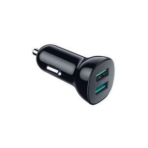Зарядний пристрій Choetech car 2хUSB-A 36W QC black (C0051-BK) зображення 1