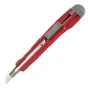 Ніж канцелярський Axent 9 мм, metal runners, blister, gray-red (6601-А) - зменшене зображення 1