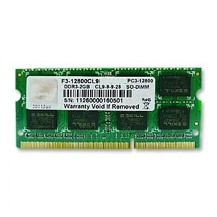 Модуль пам'яті для ноутбука SoDIMM DDR3 2GB 1600 MHz G.Skill (F3-12800CL9S-2GBSQ) зображення 1