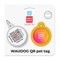 Адресник для тварин WAUDOG Smart ID з QR паспортом "Градієнт помаранчевий", коло 25 мм (225-4035) - зменшене зображення 5