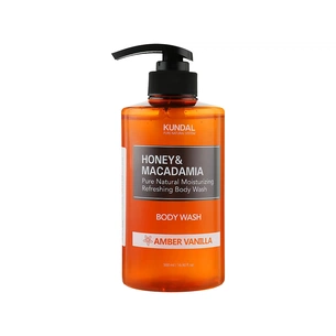 Гель для душу Kundal Honey & Macadamia Body Wash Amber Vanilla 500 мл (8809568742061) зображення 1