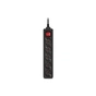 Мережевий фільтр живлення REAL-EL RS-Protect M 1.8m, black (EL122300026) - зменшене зображення 2