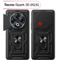 Чохол до мобільного телефона BeCover Military Tecno Spark 30 (KL6) Black (713541) - зменшене зображення 1