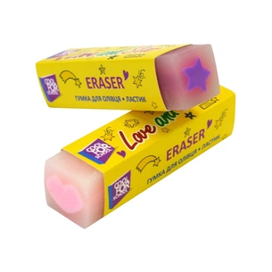 Гумка Cool For School для олівця PVC в індивідуальній упаковці Love&Star (CF81739) изображение 1