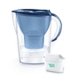 Фільтр-глечик Brita Marella Memo MXPro 2.4л (1.4л води) з фільтр-картриджем, синій (1052799) - зменшене зображення 1