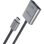 Адаптер Promate HDMI - 2xHDMI (M/F) 1 м Black (mediasplit-h2.black) - уменьшенное изображение 1