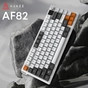Клавіатура Ajazz AF82 Wireless/Bluetooth/USB UA Gray/White/Orange (AF82-GWO) - зменшене зображення 5