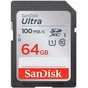 Карта пам'яті SanDisk 64GB SDXC class 10 UHS-I Ultra (SDSDUNR-064G-GN6IN) - зменшене зображення 1