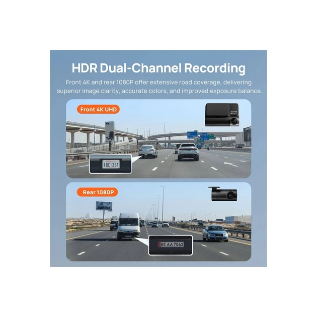 Відеореєстратор Xiaomi 70mai Dash Cam 4K A810S-2 Set (1182548) - зображення 14
