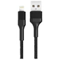 Дата кабель USB 2.0 AM to Micro 5P 1.0m 2.1A black XO (NB51-M-1-BK) - зменшене зображення 1