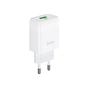Зарядний пристрій HOCO C72Q Glorious USB QC3.0 18W White (6931474732514) - зменшене зображення 1