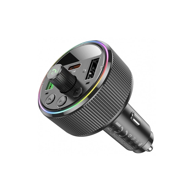 FM модулятор HOCO E82, Black, Box - picture 3