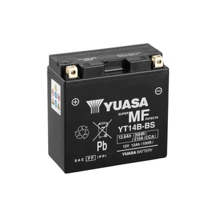 Акумулятор автомобільний Yuasa 12V 12,6Ah MF VRLA Battery (YT14B-BS) зображення 1