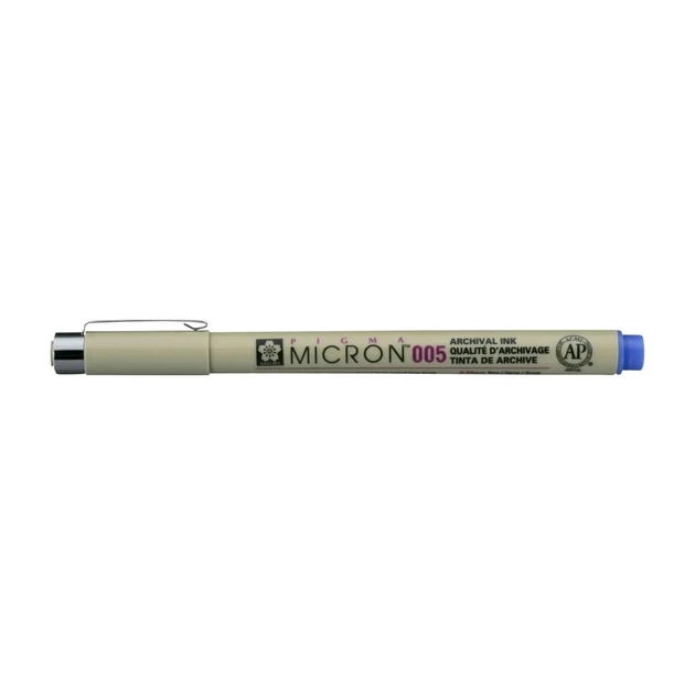 Лайнер Sakura Pigma Micron (0.05) 0,2мм Синий (084511318427) - изображение 1