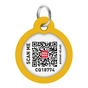 Адресник для тварин WAUDOG Smart ID з QR паспортом "Градієнт помаранчевий", коло 30 мм (230-4035) - уменьшенное изображение 3