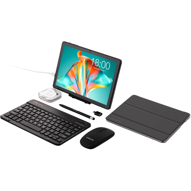 Планшет Teclast P30T KIT 10.1 4/128Gb Wi-Fi Gray Клавіатура/Миша/Навушники/Підставка/Стилус/Чохол (6940709688212) - изображение 5