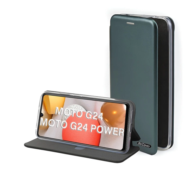 Чохол до мобільного телефона BeCover Exclusive Motorola Moto G24/G24 Power Dark Green (710728) - зображення 1