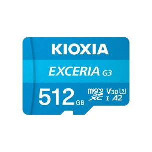 Карта пам'яті Kioxia 512GB microSDXC class 10 U3 V30 Exceria G3 (LMEX3L512GG2) зображення 1