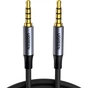 Кабель мультимедийный 3.5mm M to 3.5mm M 1.0m (4pin) AV183 gray Ugreen (10648) - уменьшенное изображение 1