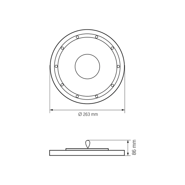 Світильник Videx 100W 5000K 12000Lm 220V чорний (VL-HBe03-1005B) - picture 7
