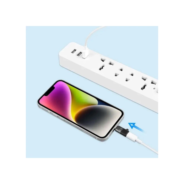 Перехідник USB-C F to Lightning M charger-audio XoKo (AC-029) - picture 6