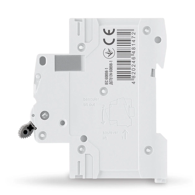 Автоматичний вимикач Videx RS6 RESIST 2п 16А 6кА С (VF-RS6-AV2C16) - зображення 3