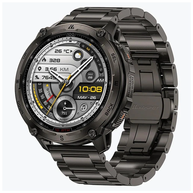 Смарт-годинник KOSPET TANK T4SE BLACK (6978602500607) - зображення 1