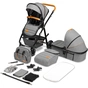 Коляска Lionelo 2 в 1 Amber Grey Stone (LO-AMBER GREY STONE (2in1)) - зменшене зображення 1