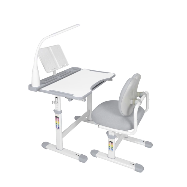Парта зі стільцем FunDesk Vivo Grey (221892) - picture 1