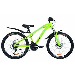 Велосипед Formula 24" DAKAR AM DD рама-13" 2019 салатово-синій (OPS-FR-24-150) зображення 1