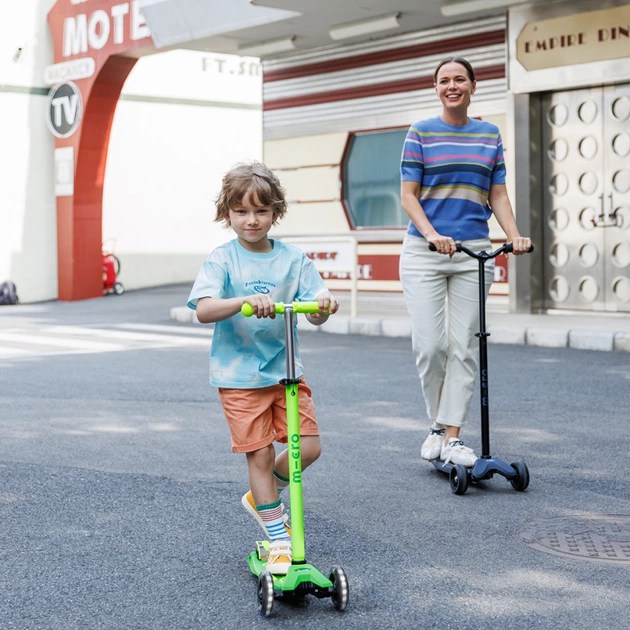 Самокат Micro Maxi Deluxe Neon LED" Зелений папуга" (MMD232) - изображение 10