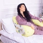 Подушка MirSon для вагітних та відпочинку Naturale Line Print №8008 U-подібна Salyut (2200006178262) - зменшене зображення 5
